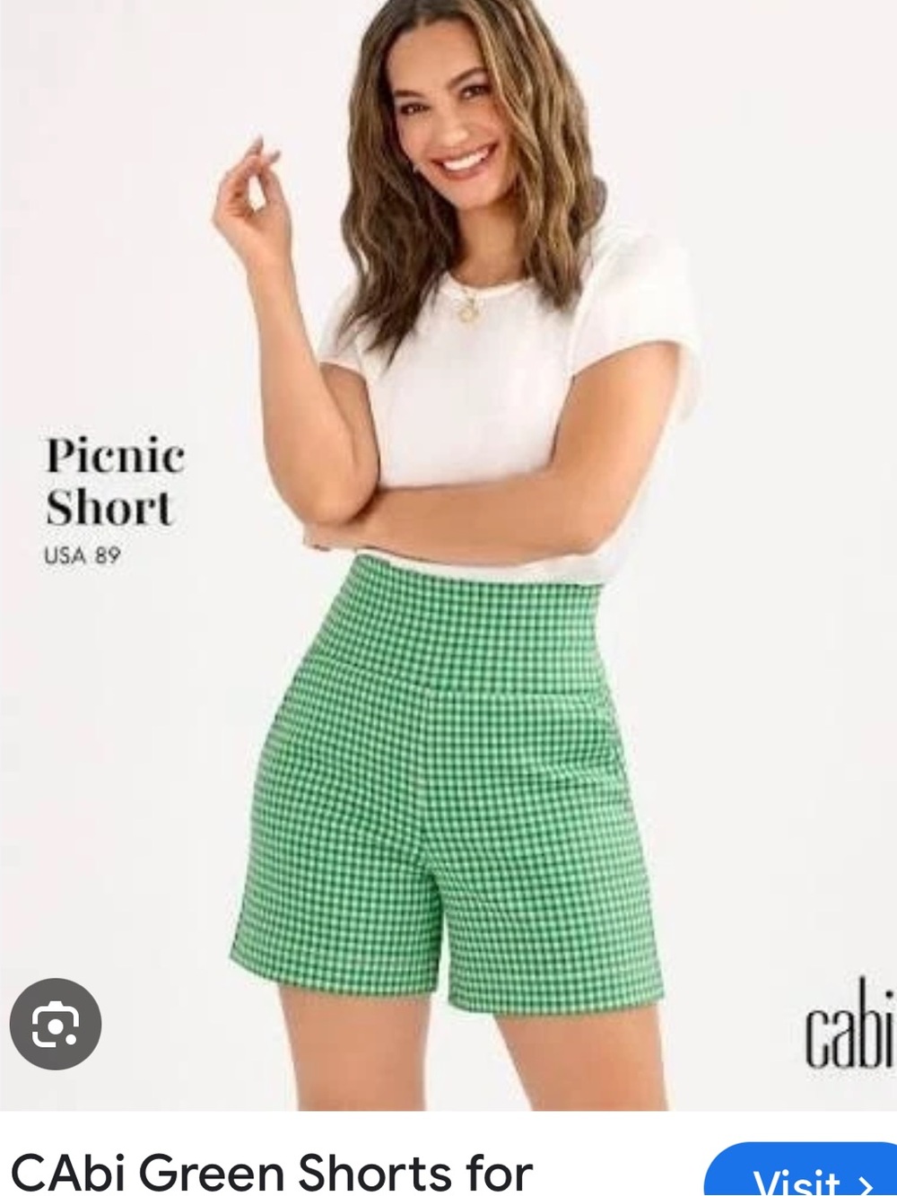 Cabi 6801 picnic shorts